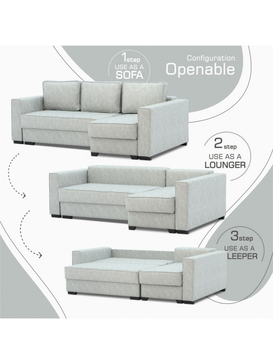 დივანი HOBEL CORNER LIZA PLUS GREY KIPRUS 8 R (5)