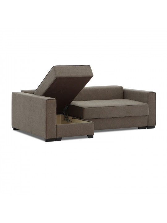 sofa HOBEL CORNER LIZA PLUS LIGHT BROWN SCANDI 6 L (5)