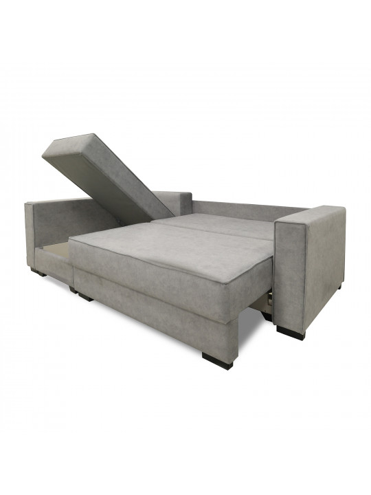 sofa HOBEL CORNER LIZA PLUS LIGHT GREY JAGUAR 4 L (5)