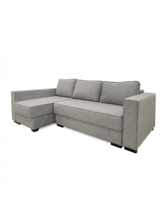 sofa HOBEL CORNER LIZA PLUS LIGHT GREY JAGUAR 4 L (5)