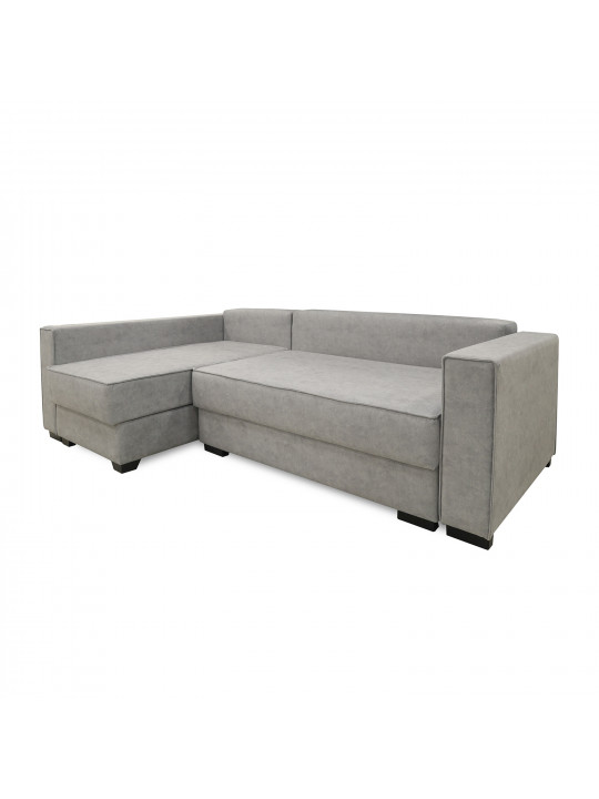 sofa HOBEL CORNER LIZA PLUS LIGHT GREY JAGUAR 4 L (5)