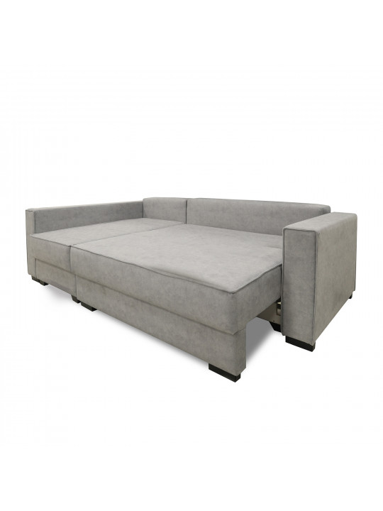 sofa HOBEL CORNER LIZA PLUS LIGHT GREY JAGUAR 4 L (5)