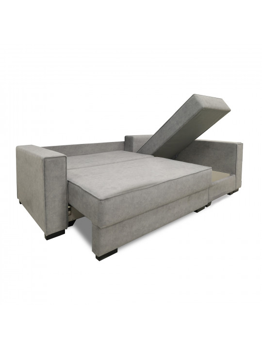 sofa HOBEL CORNER LIZA PLUS LIGHT GREY JAGUAR 4 R (5)