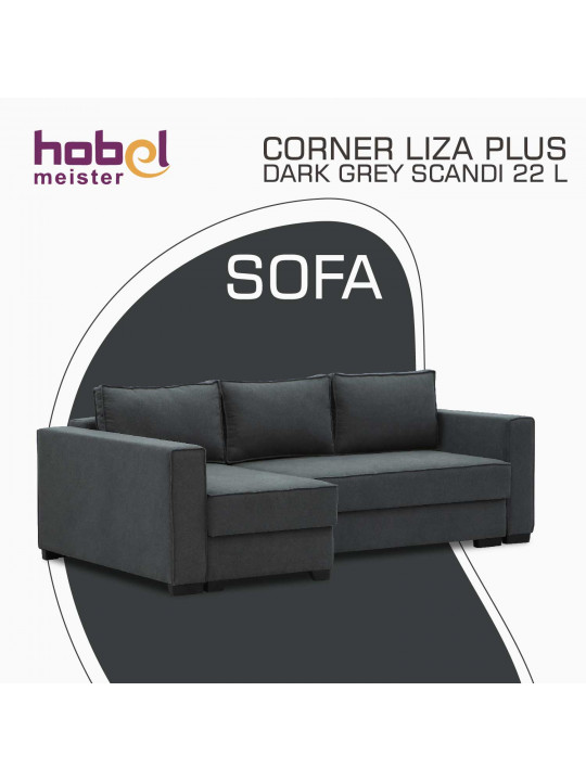 დივანი HOBEL CORNER LIZA PLUS DARK GREY SCANDI 22 L (5)
