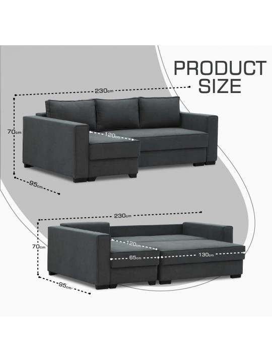 დივანი HOBEL CORNER LIZA PLUS DARK GREY SCANDI 22 L (5)