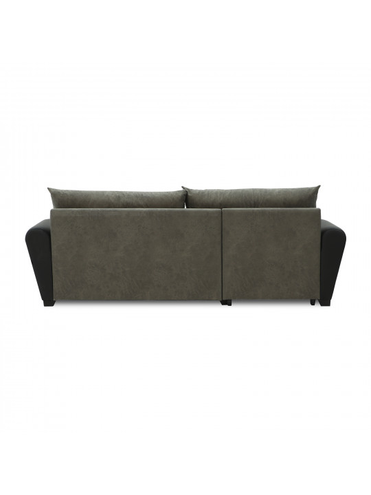 sofa HOBEL CORNER MODERN BLACK 4503/ GREY RONALDO 1808 (4)