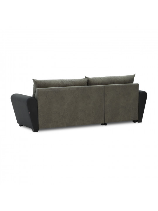 sofa HOBEL CORNER MODERN BLACK 4503/ GREY RONALDO 1808 (4)