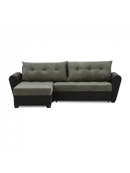 sofa HOBEL CORNER MODERN BLACK 4503/ GREY RONALDO 1808 (4)