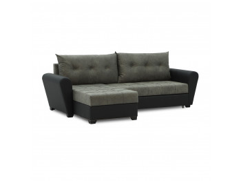 sofa HOBEL CORNER MODERN BLACK 4503/ GREY RONALDO 1808 (4)