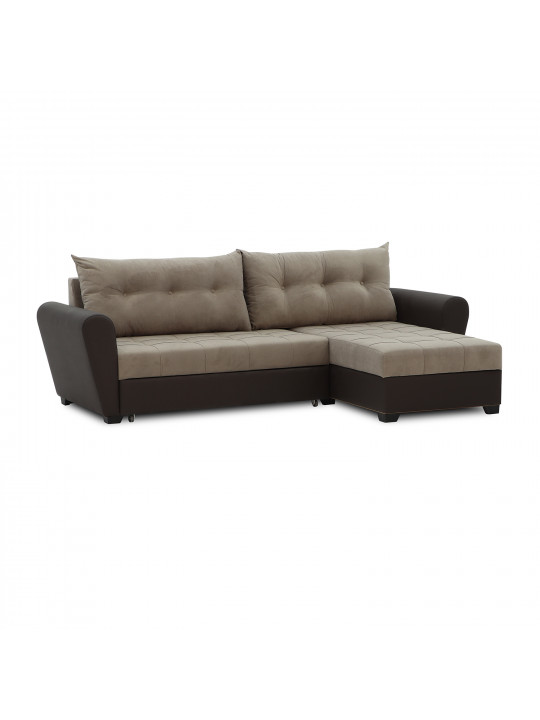 sofa HOBEL CORNER MODERN BROWN 3673/CAPPUCCINO VIVALDI 5 (4)