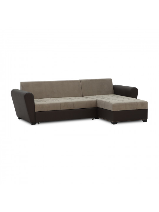 sofa HOBEL CORNER MODERN BROWN 3673/CAPPUCCINO VIVALDI 5 (4)