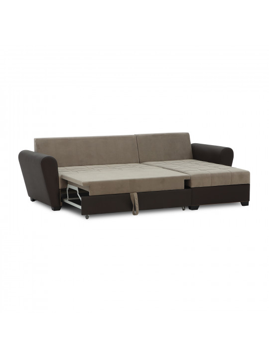 sofa HOBEL CORNER MODERN BROWN 3673/CAPPUCCINO VIVALDI 5 (4)