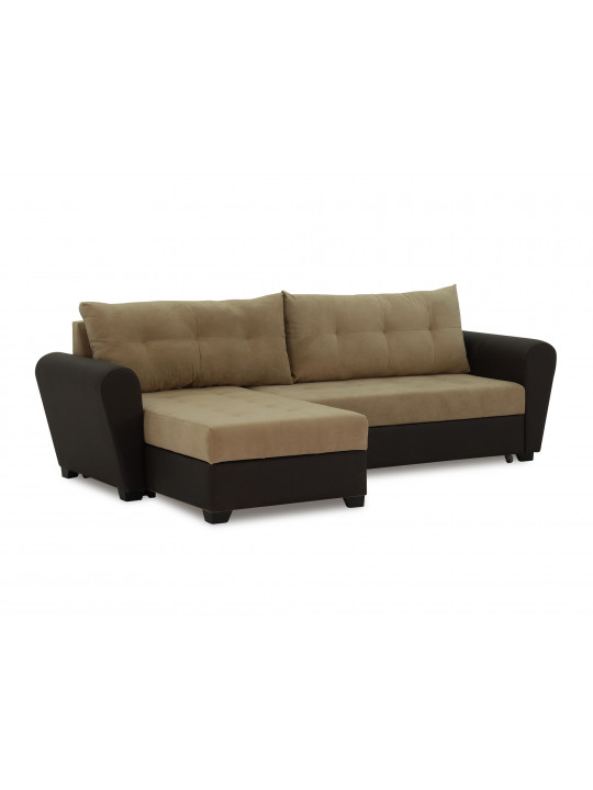 sofa HOBEL CORNER MODERN BROWN 3673/LIGHT BROWN VIVALDI 21 (4)