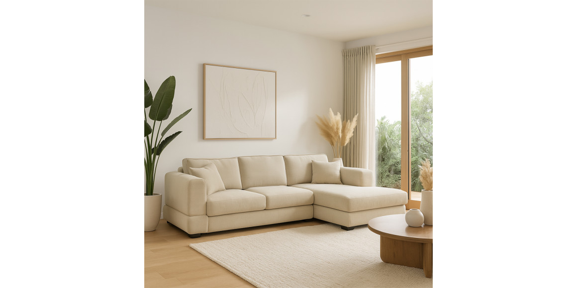 диван HOBEL CORNER SIDNEY PLUS CREAM  BUKLE 4 R (3)