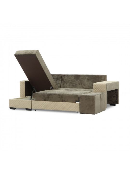 დივანი HOBEL CORNER SONYA BROWN MONACO 5/BROWN  BONCUK 6 L (5)