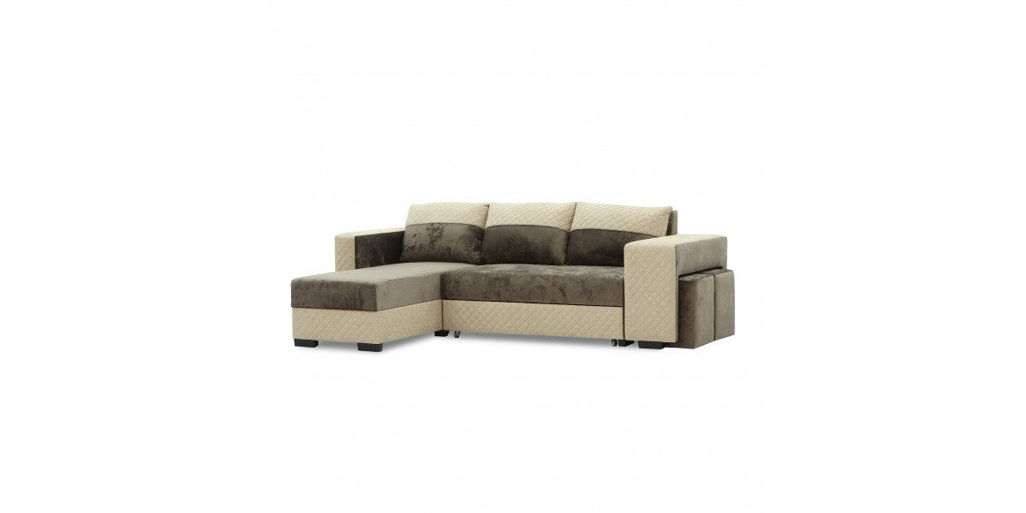 დივანი HOBEL CORNER SONYA BROWN MONACO 5/BROWN  BONCUK 6 L (5)