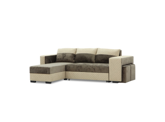 დივანი HOBEL CORNER SONYA BROWN MONACO 5/BROWN  BONCUK 6 L (5)