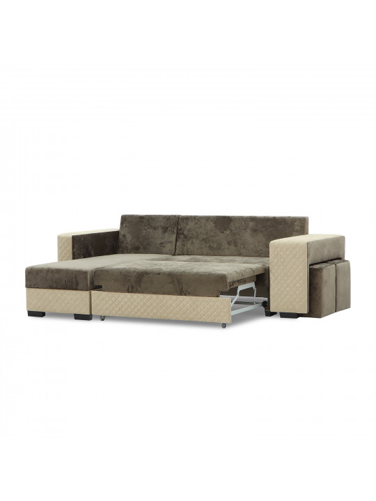 დივანი HOBEL CORNER SONYA BROWN MONACO 5/BROWN  BONCUK 6 L (5)