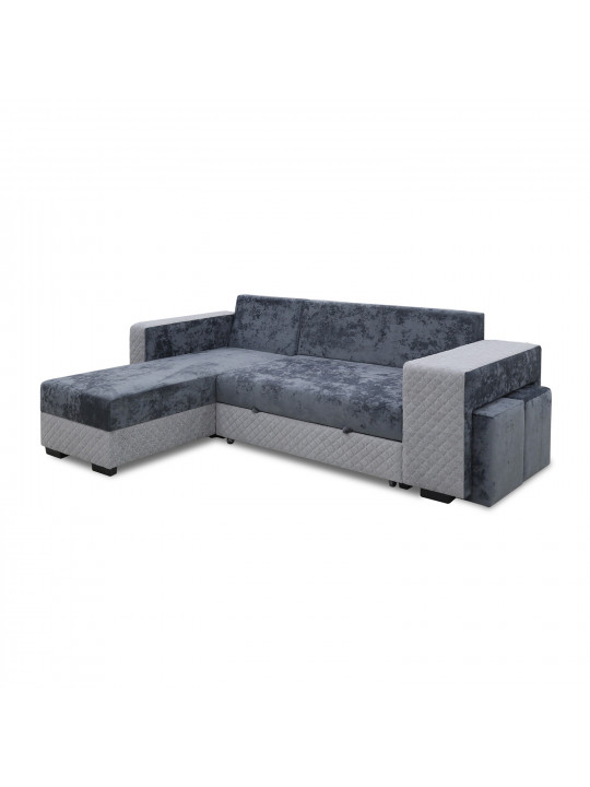 sofa HOBEL CORNER SONYA DARK GREY MONACO 15/ LIGHT GREY BONCUK 19 L (5)