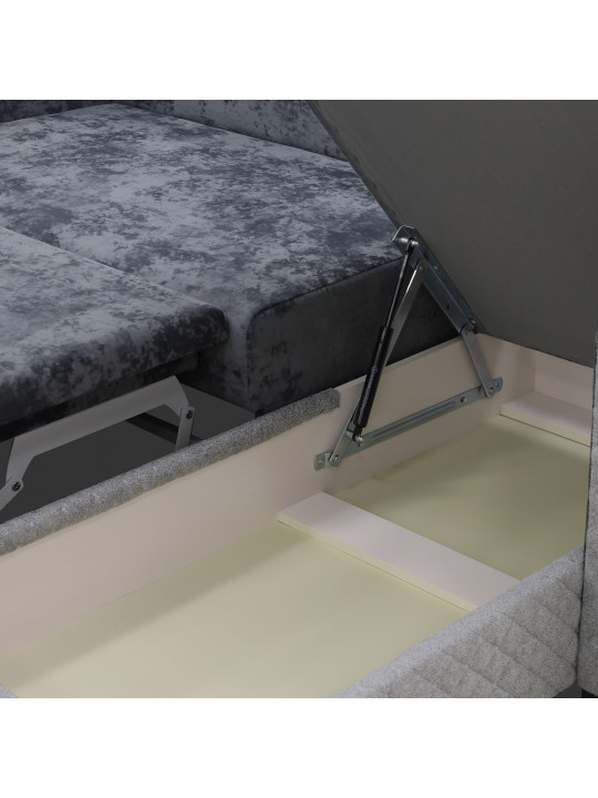 sofa HOBEL CORNER SONYA DARK GREY MONACO 15/ LIGHT GREY BONCUK 19 R (5)