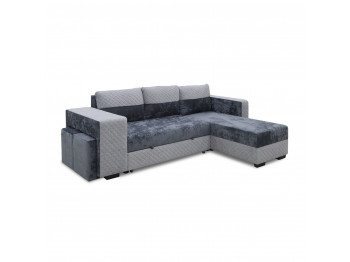 sofa HOBEL CORNER SONYA DARK GREY MONACO 15/ LIGHT GREY BONCUK 19 R (5)