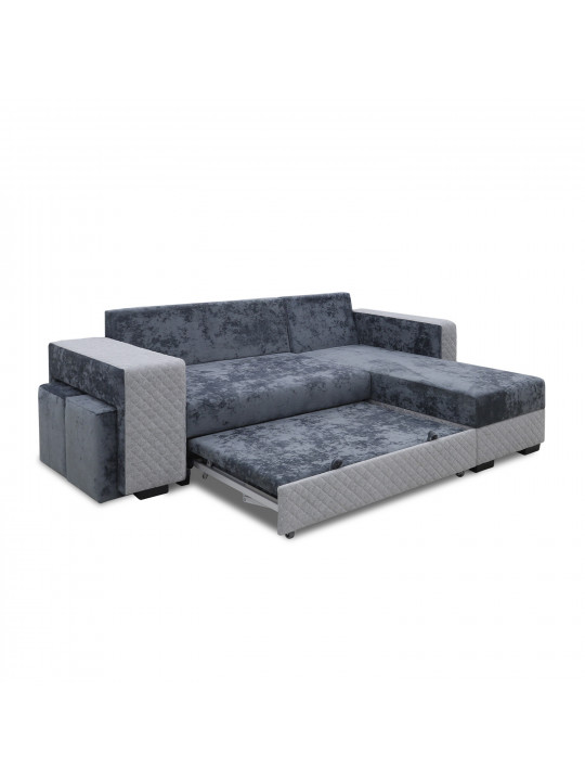 sofa HOBEL CORNER SONYA DARK GREY MONACO 15/ LIGHT GREY BONCUK 19 R (5)