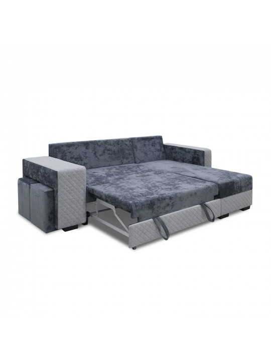 sofa HOBEL CORNER SONYA DARK GREY MONACO 15/ LIGHT GREY BONCUK 19 R (5)