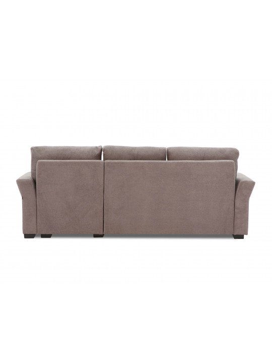 sofa HOBEL CORNER TEXAS DARK CAPPUCCINO BUKLE 7 R (5)