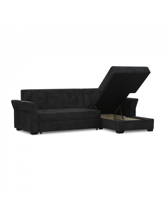sofa HOBEL CORNER TEXAS DARK GREY BEATTO 1078 R (5)