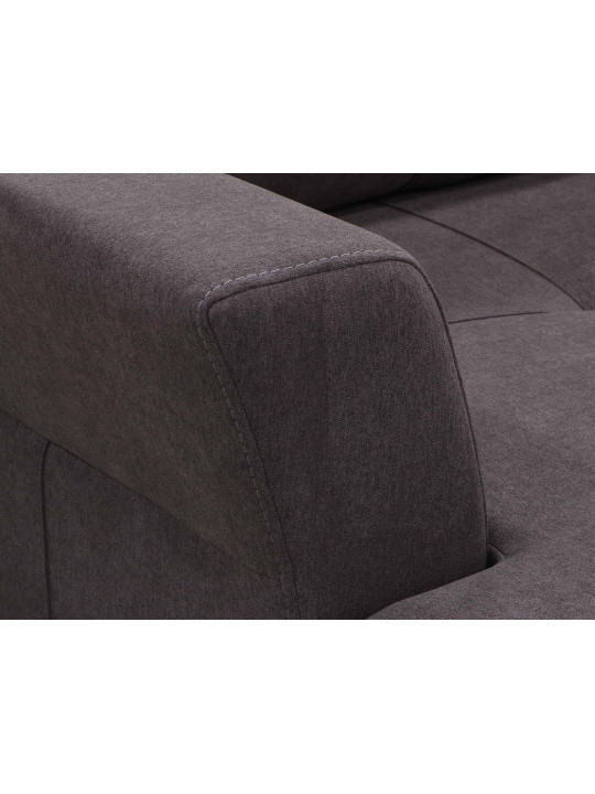 sofa HOBEL CORNER TEXAS DARK GREY SCANDI 7 R(5)