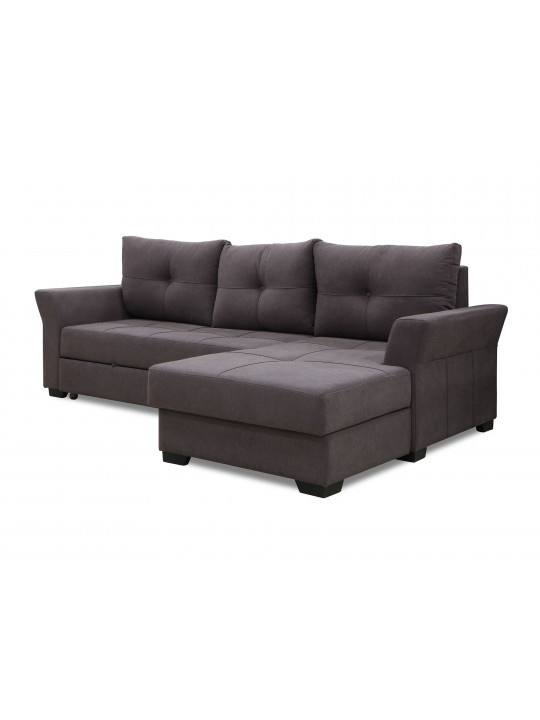 sofa HOBEL CORNER TEXAS DARK GREY SCANDI 7 L(5)
