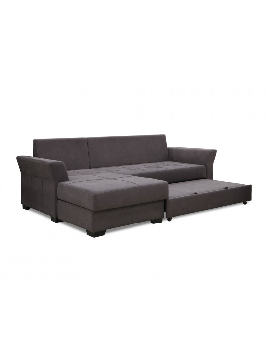 sofa HOBEL CORNER TEXAS DARK GREY SCANDI 7 L(5)