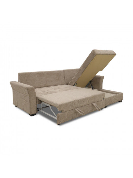 sofa HOBEL CORNER TEXAS LIGHT BROWN BEATTO 1015 R (5)