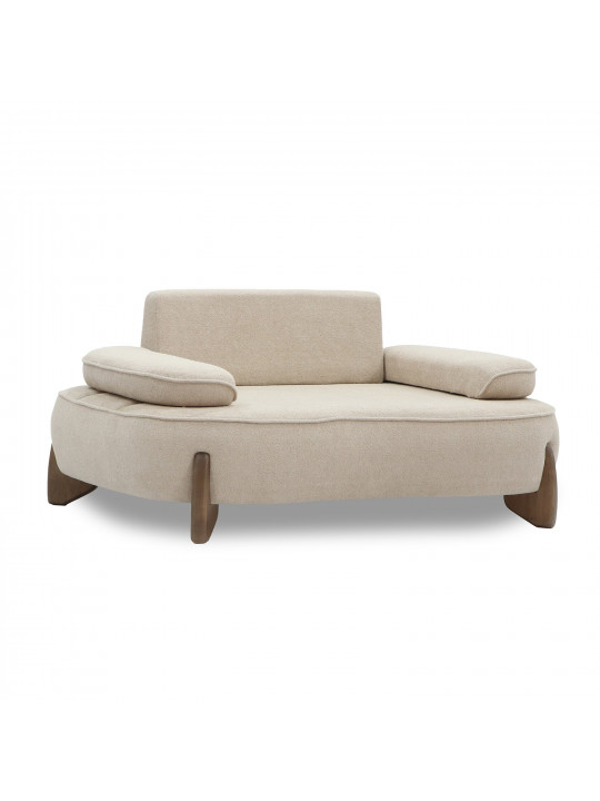 სავარძელი HOBEL DANIA 1 STR CREAM BONCUK 4/ BROWN BEATTO 1012 (1)
