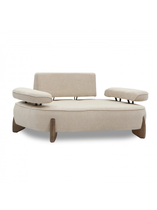 სავარძელი HOBEL DANIA 1 STR CREAM BONCUK 4/ BROWN BEATTO 1012 (1)
