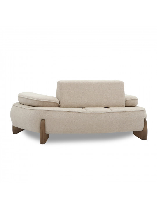 სავარძელი HOBEL DANIA 1 STR CREAM BONCUK 4/ BROWN BEATTO 1012 (1)