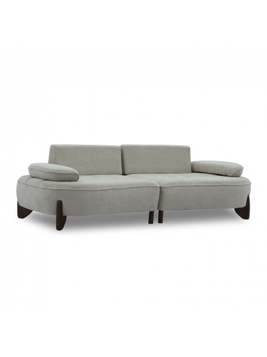 диван HOBEL DANIA 2 STR CREAM BONCUK 4/ BROWN BEATTO 1012 (2)