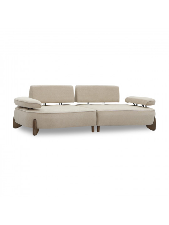 დივანი HOBEL DANIA 2 STR CREAM BONCUK 4/ BROWN BEATTO 1012 (2)