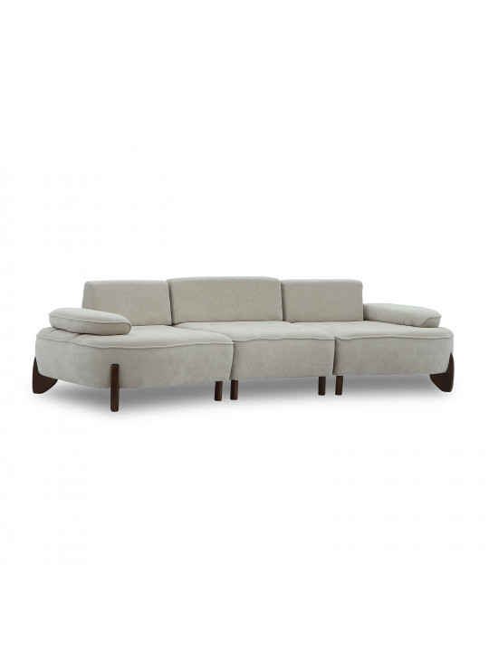 sofa HOBEL DANIA 3 STR CREAM BONCUK 4/ BROWN BEATTO 1012 (3)