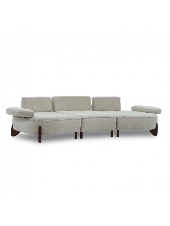sofa HOBEL DANIA 3 STR CREAM BONCUK 4/ BROWN BEATTO 1012 (3)