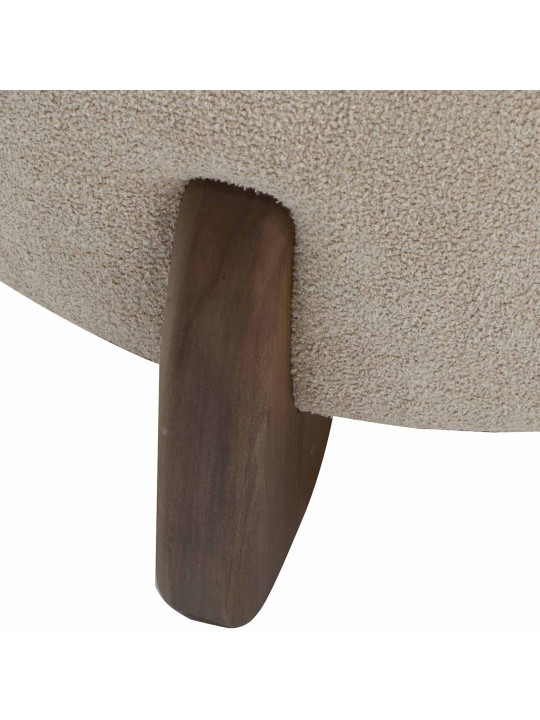 sofa HOBEL DANIA 3 STR CREAM BONCUK 4/ BROWN BEATTO 1012 (3)