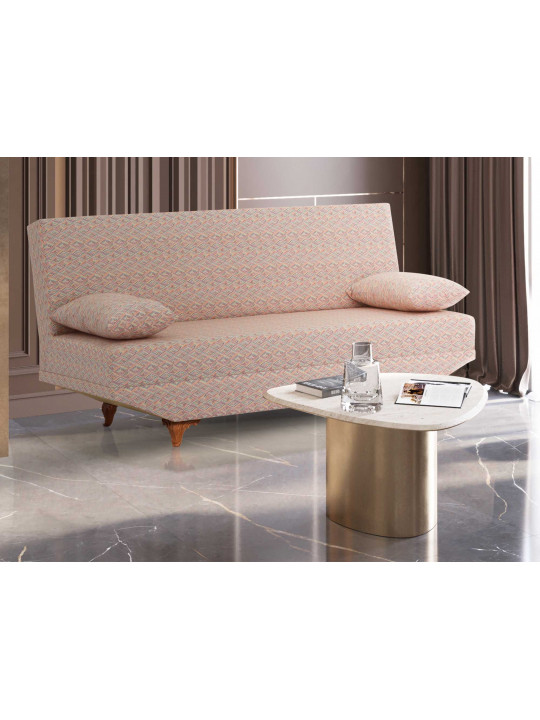 sofa HOBEL ELISA FIX ECONOM GARDEN COMB CORAL (1)