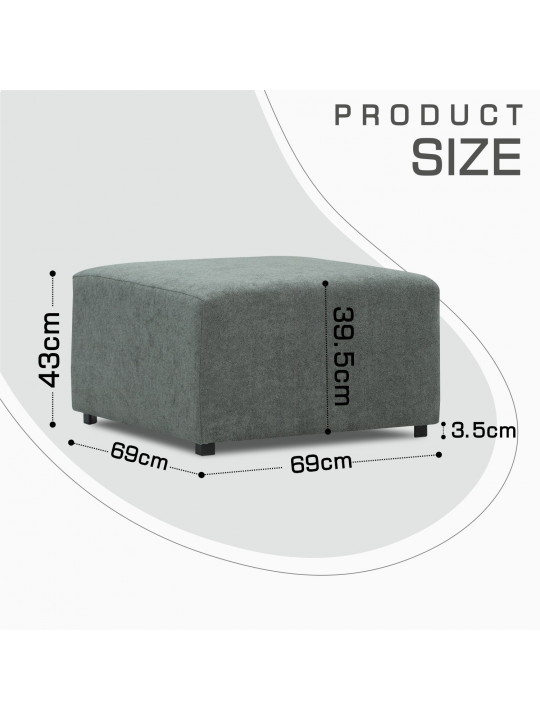 armchair HOBEL POUF LEGO SOFT GREY BONCUK 24 (1)