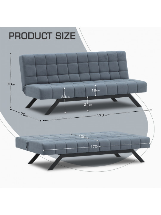 sofa HOBEL STAR BLUE GREY VIVALDI 12 (2)