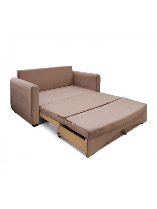 დივანი HOBEL KIDS LONG LIGHT BROWN LETTO 06 (2)