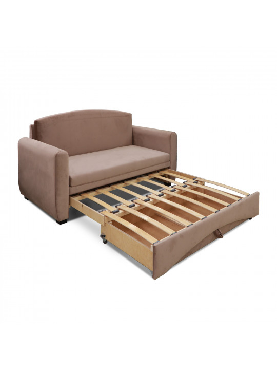 დივანი HOBEL KIDS LONG LIGHT BROWN LETTO 06 (2)