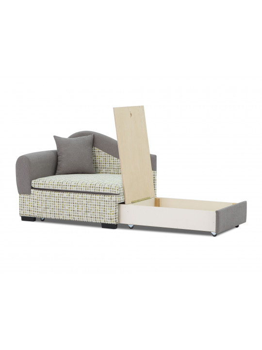 დივანი HOBEL KIDS LUX CAPPUCCINO SCANDI 19/ LAMENIA 1007 L (1)