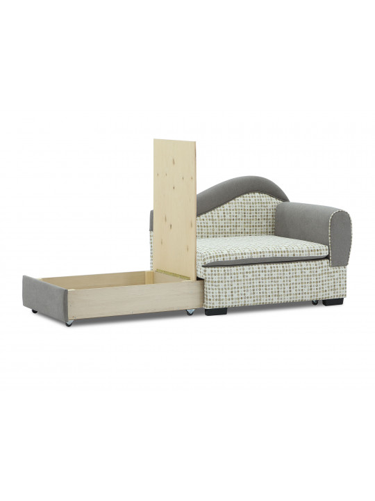 sofa HOBEL KIDS LUX CAPPUCCINO SCANDI 19/ LAMENIA 1016 R (1)