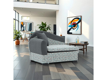 sofa HOBEL KIDS LUX GREY SCANDI 22/ LAMENIA 1017 L (1)