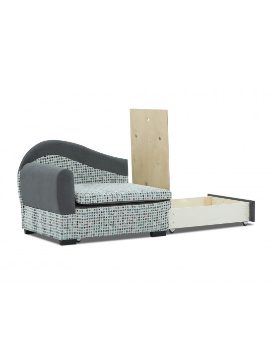 sofa HOBEL KIDS LUX GREY SCANDI 22/ LAMENIA 1017 L (1)